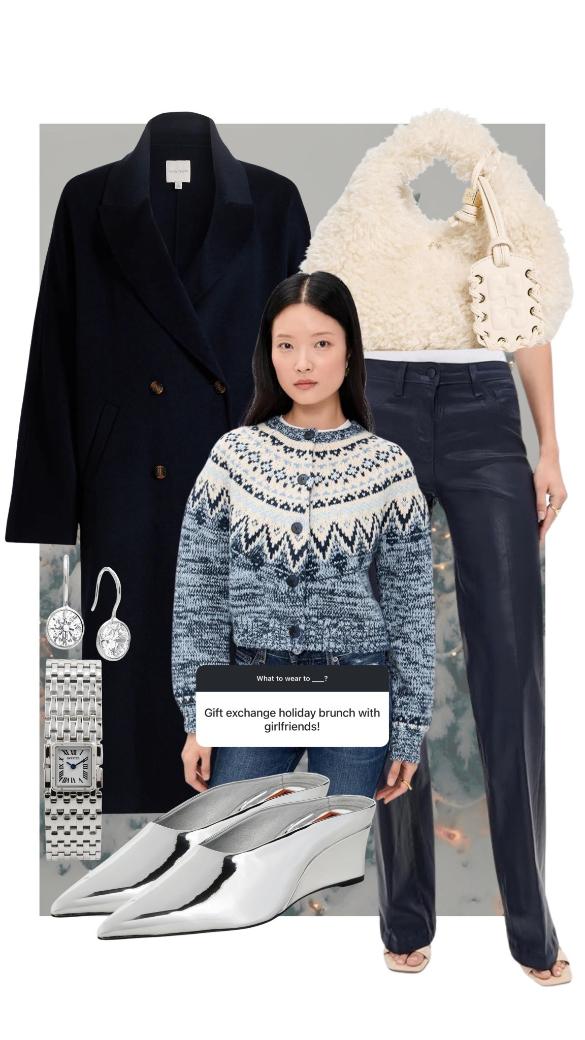 What to wear; to a holiday brunch, gift exchange
#kathleenpost

Holiday outfit, festive outfit, Apres ski, winter chic

#LTKootd #LTKHoliday #LTKSeasonal