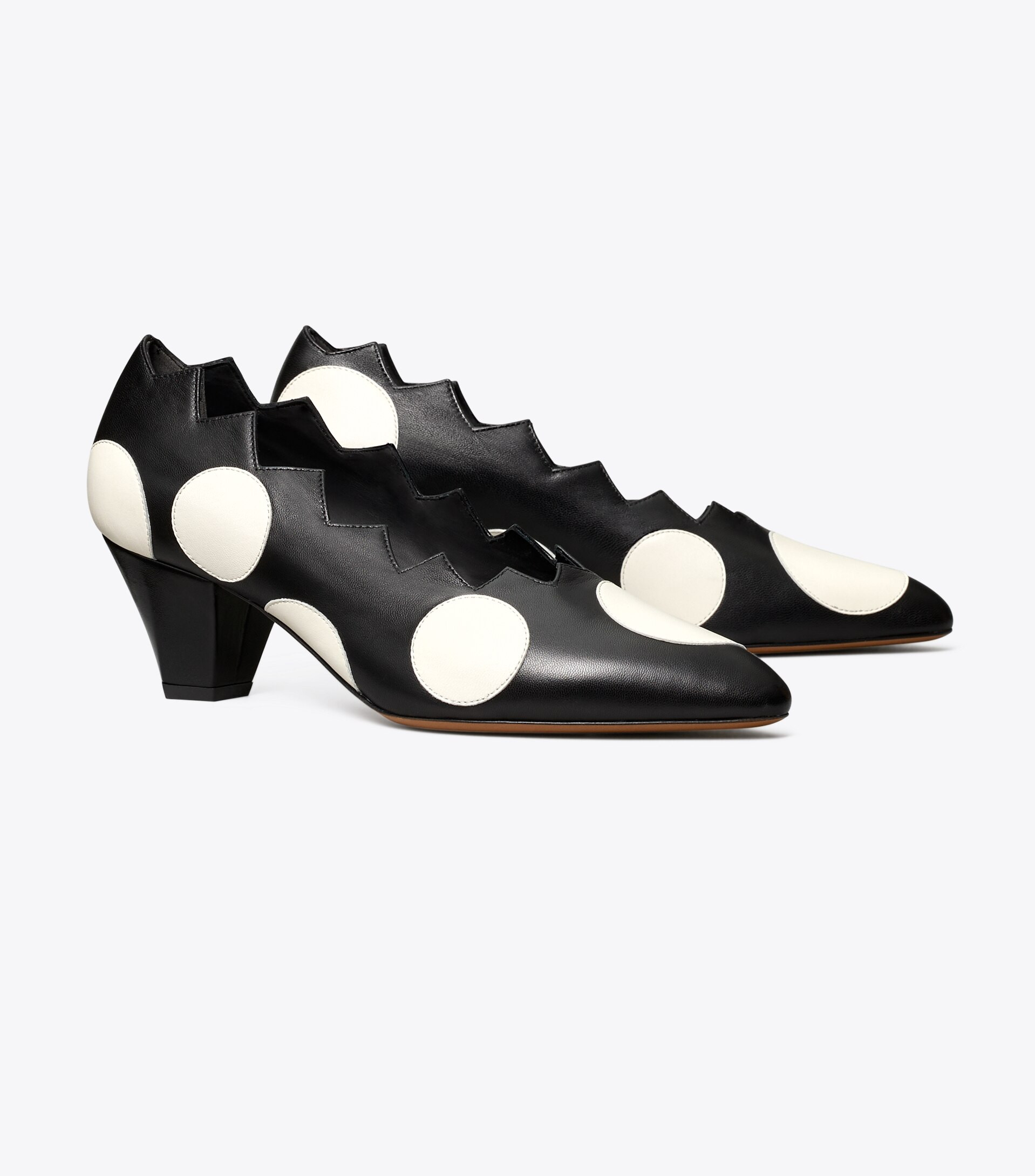 Pumps mit Zickzack-Rand und Polka Dots | Tory Burch (US)