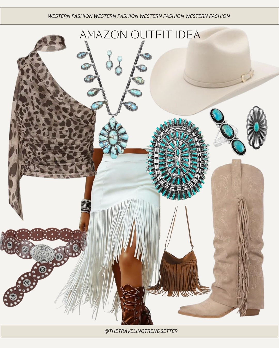 Amazon Western fashion, summer spring concert, outfit idea, stagecoach music festival, Nashville PBR, rodeo fringe skirt, cowboy boots, turquoise, cowgirl hat ￼

#LTKFestival #LTKootd #LTKTravel