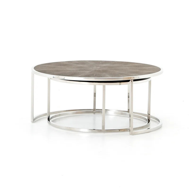 Shagreen Round Nesting Tables | Wayfair North America