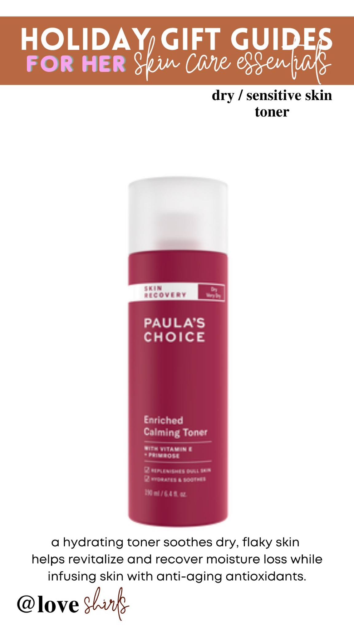 a hydrating toner soothes dry, flaky skin 
helps revitalize and recover moisture loss while infusing skin with anti-aging antioxidants.

#LTKunder50 #LTKbeauty #LTKsalealert