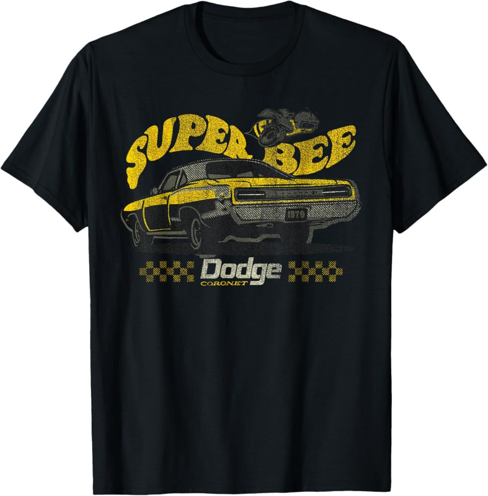 Dodge Vintage Super Bee - Officially Licensed T-Shirt | Amazon (US)