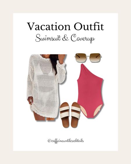 Swimsuit and coverup for you next vacation! Both are midsize friendly yet fashion forward! 

Raybans, crochet coverup, swimsuit, sandals, beach vacation



#LTKtravel #LTKSeasonal #LTKswim