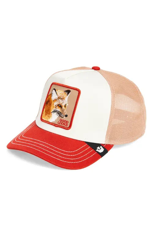 Goorin Bros. Fox Trucker Hat in Multi Color Red at Nordstrom | Nordstrom