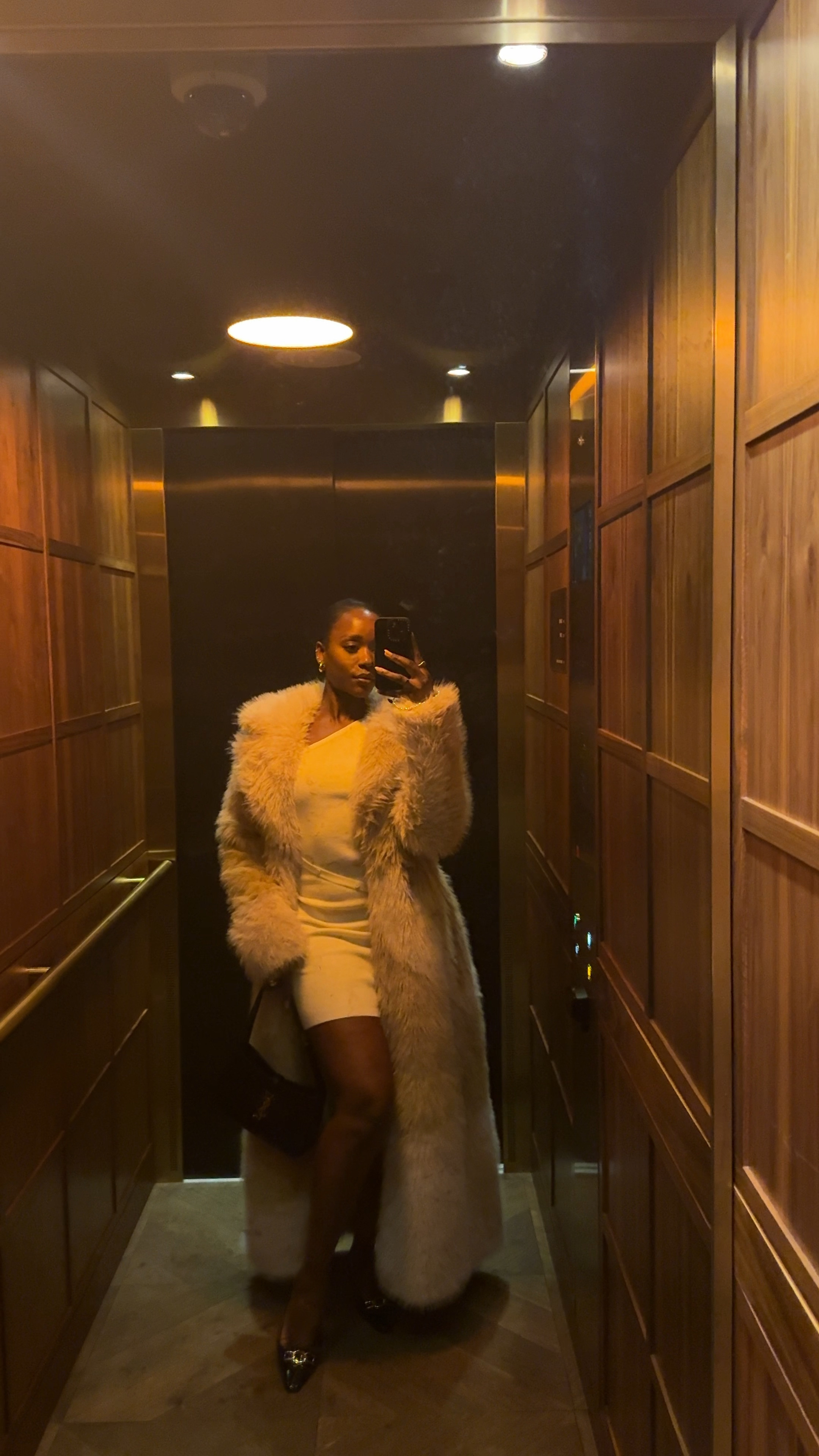 Fur coat and mini dress spring outfit 

#LTKSeasonal #LTKstyletip #LTKeurope