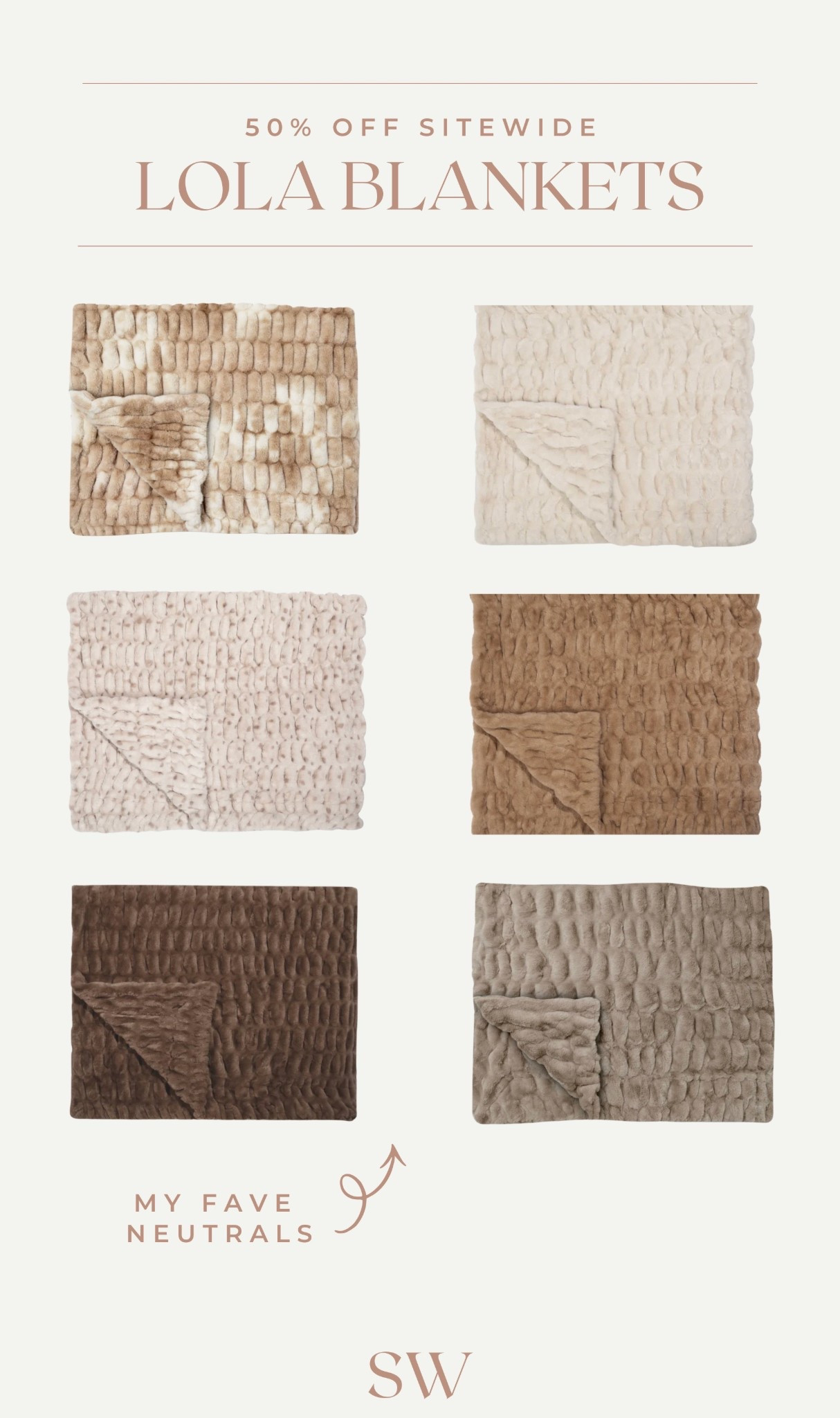 Lola Blankets are 50% off sitewide! Use my code is SHANNONW50 

#LTKHome #LTKMothersDay #LTKmomlife