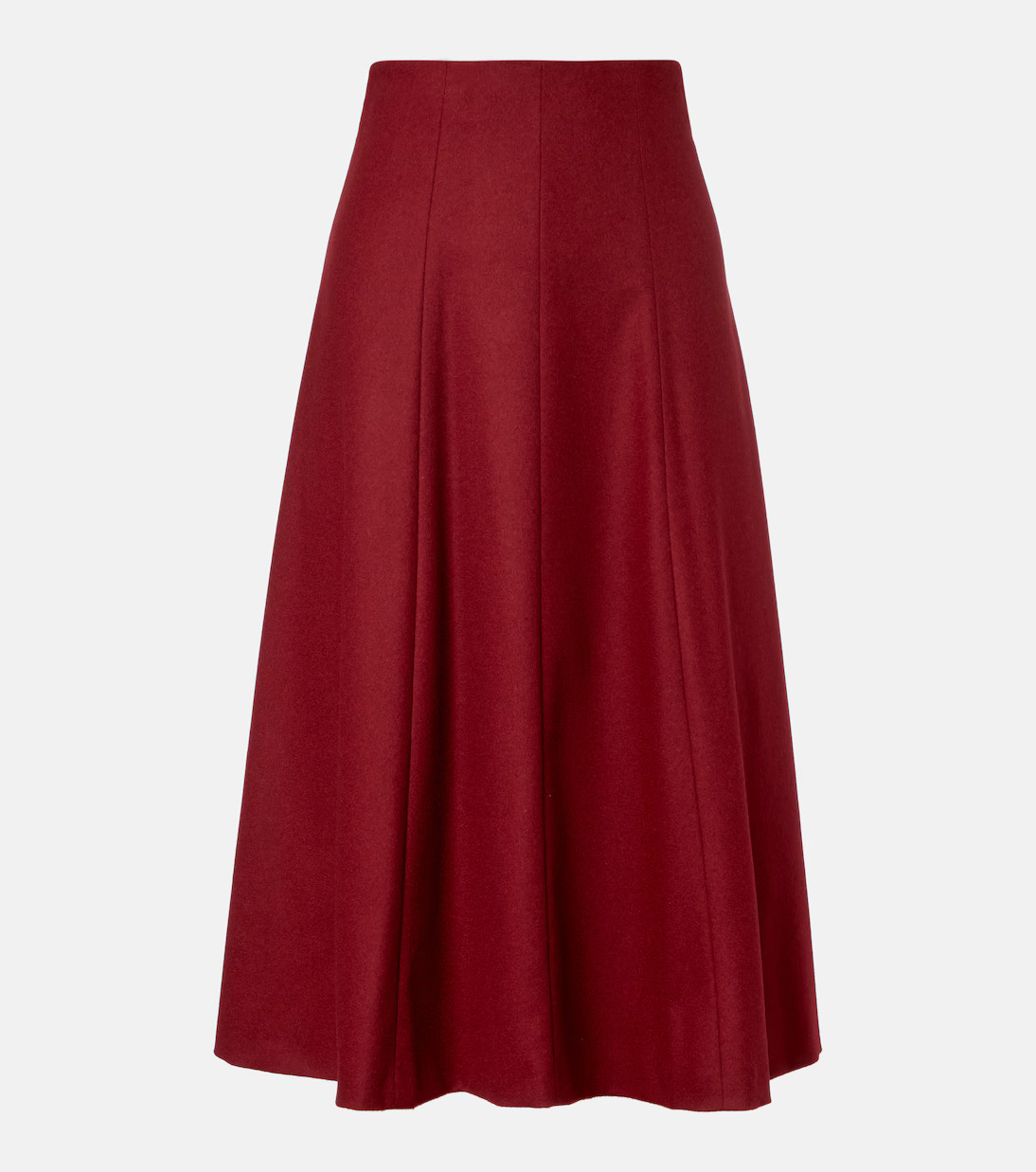 Geneve flared wool midi skirt | Mytheresa (INTL)
