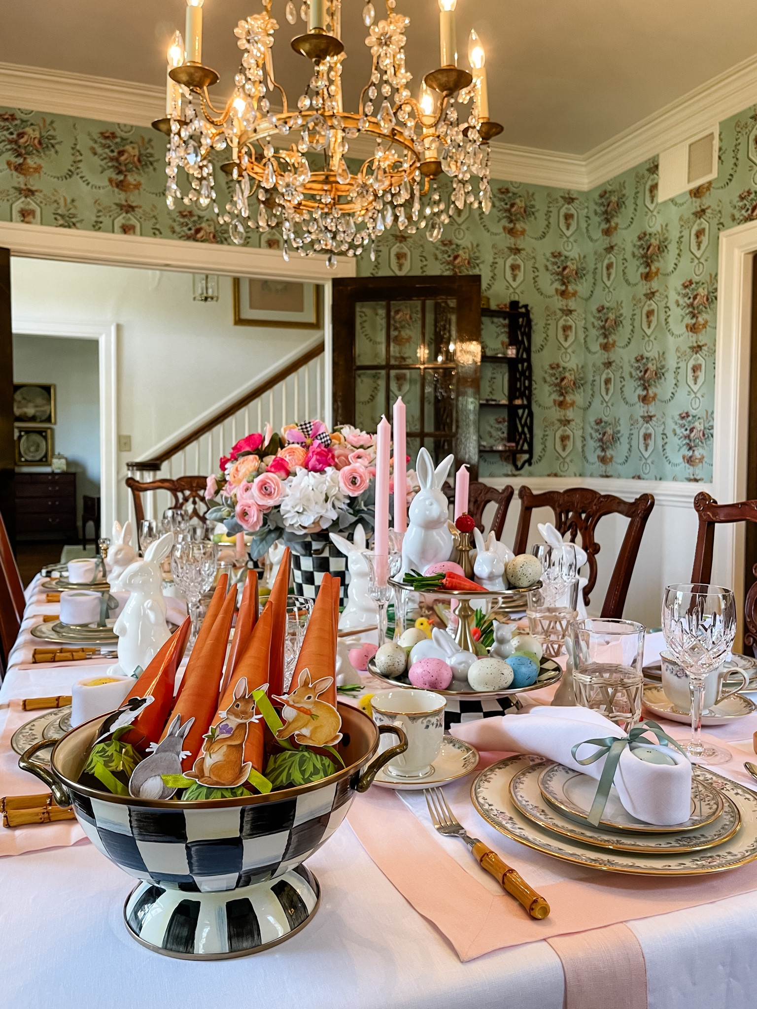 Strolling through my Spring archives, I stumbled upon a treasure trove of tablescape gems that somehow never made their grand debut on your feed. 🌸🐰✨ Yes, it seems even I'm prone to the occasional memory lapse - a charming quirk of marching forward in time, perhaps? But fret not, for this means an abundance of fresh inspiration awaits us this season. Some say my tables are a feast for the eyes but leave little room for an actual feast. To that, I chuckle and say: my creations are meant to spark imagination, to be the canvas upon which your own dining masterpieces come to life. Whether they're lavishly adorned or elegantly simple, remember - there's no ceiling to creativity when it comes to setting your stage. In my home, we embrace the buffet-style spread on our kitchen island, making every meal an affair to remember. So here's to crafting spaces that speak volumes and turn meals into moments. Let's paint our Spring with broad strokes of joy and splashes of color. After all, in the art of tablescaping, you're the artist and every meal is a masterpiece waiting to happen. 🎨🍽💕
.
.
.
#southernlivingmag #southernladymagazine #bhg #betterhomesandgarden #springtablescape #targetdollarspotfinds #grandmillennialdecor #slhome #diningroominspo #springtable #entertainathome #mytradhome #vintagehome #classicdecor #timelessdesign #charminghome #classicinterior #traditionalinterior #seasonaldecor #mysouthernliving #southerninteriors #eastertablecape #classichome #traditionalhome #myhousebeautiful #postitandsmile #diningtabledecor #setthetable #entertainandcelebrate #southernliving


#LTKhome #LTKstyletip #LTKSeasonal