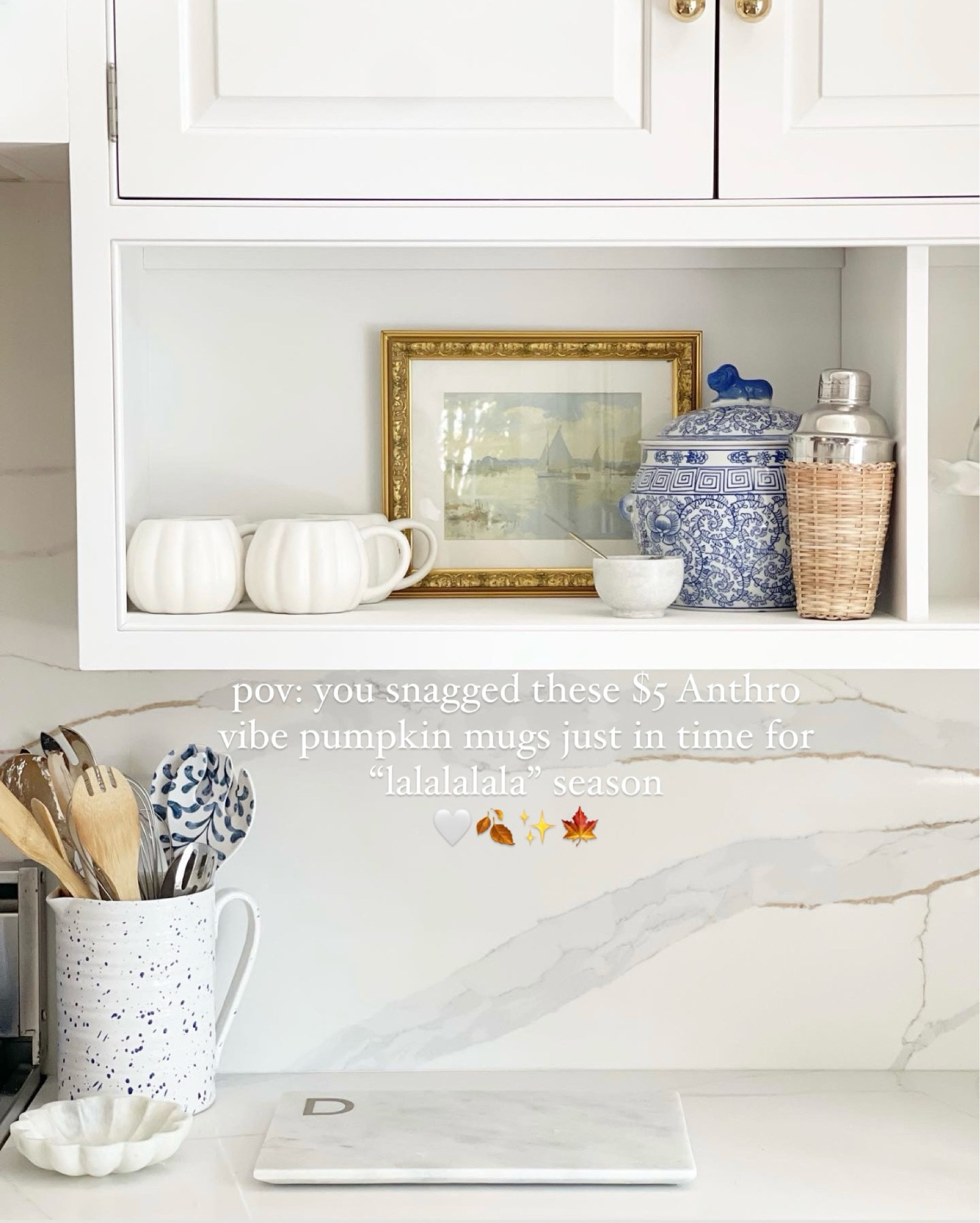 🚨Back in stock for this year!!🚨 snag these $5 Anthropologie inspired adorable ceramic pumpkin mugs while they’re back!!!

Looks so much like the $14 Anthropologie version 🙌🏻 They’re the cutest way to cozy up your home for all Fall season long!!🤍🍂 

Send to a friend who needs to these snag too!! 

#coastalgrandmother #grandmillennial #fallhomedecor #coastaldecor #coastalstyle #grandmillennialdecor #preppystyle #nancymeyers

Home decor
Coastal decor
Fall decor
Affordable home
Grandmillenial decor
Scalloped decor
Coastal grandmother
Classic style
Coastal home
Nancy Meyers aesthetic 

#LTKSeasonal #LTKFindsUnder50 #LTKHome