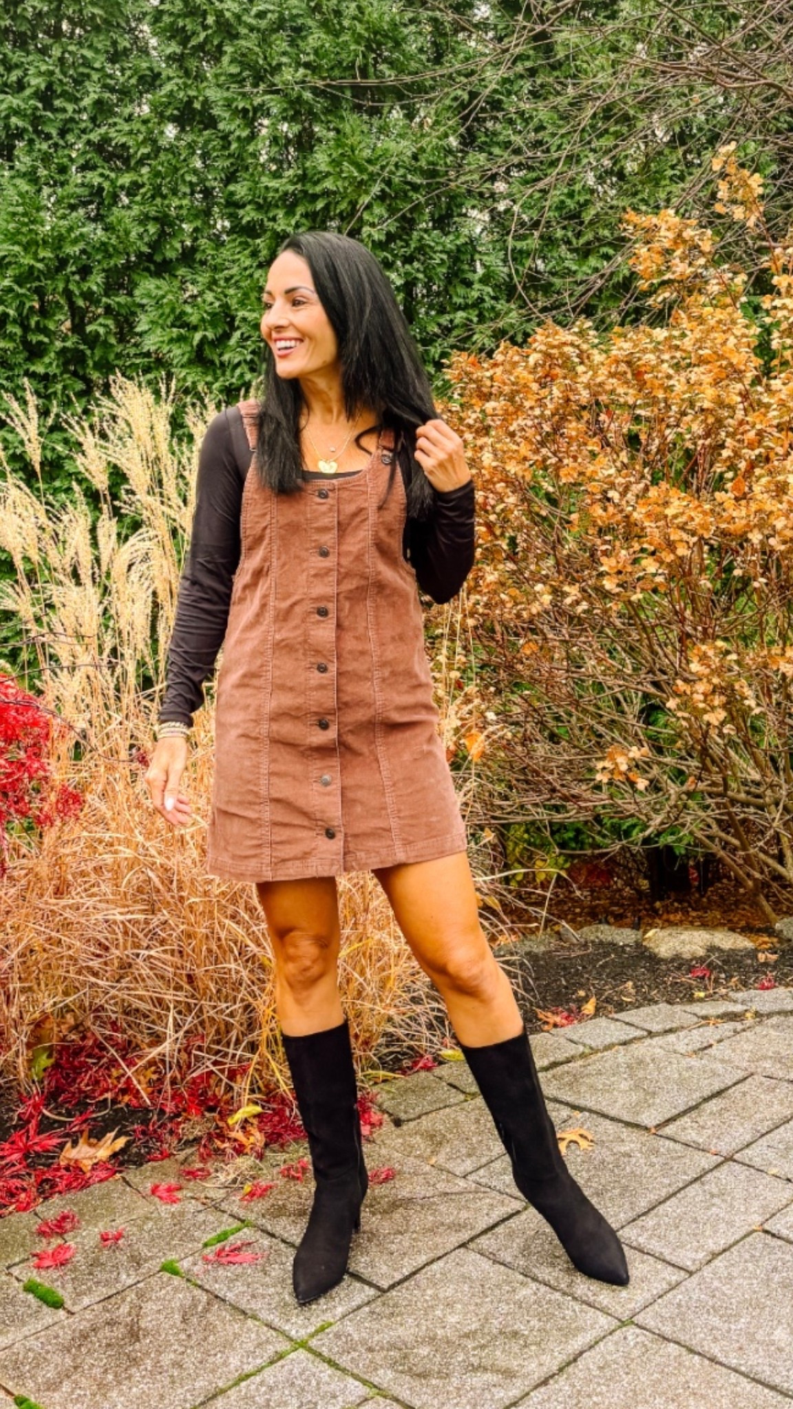 Brown Walmart corduroy dress with an Amazon top
Code laura15 on boots


#LTKFindsUnder50 #LTKOver40 #LTKSaleAlert