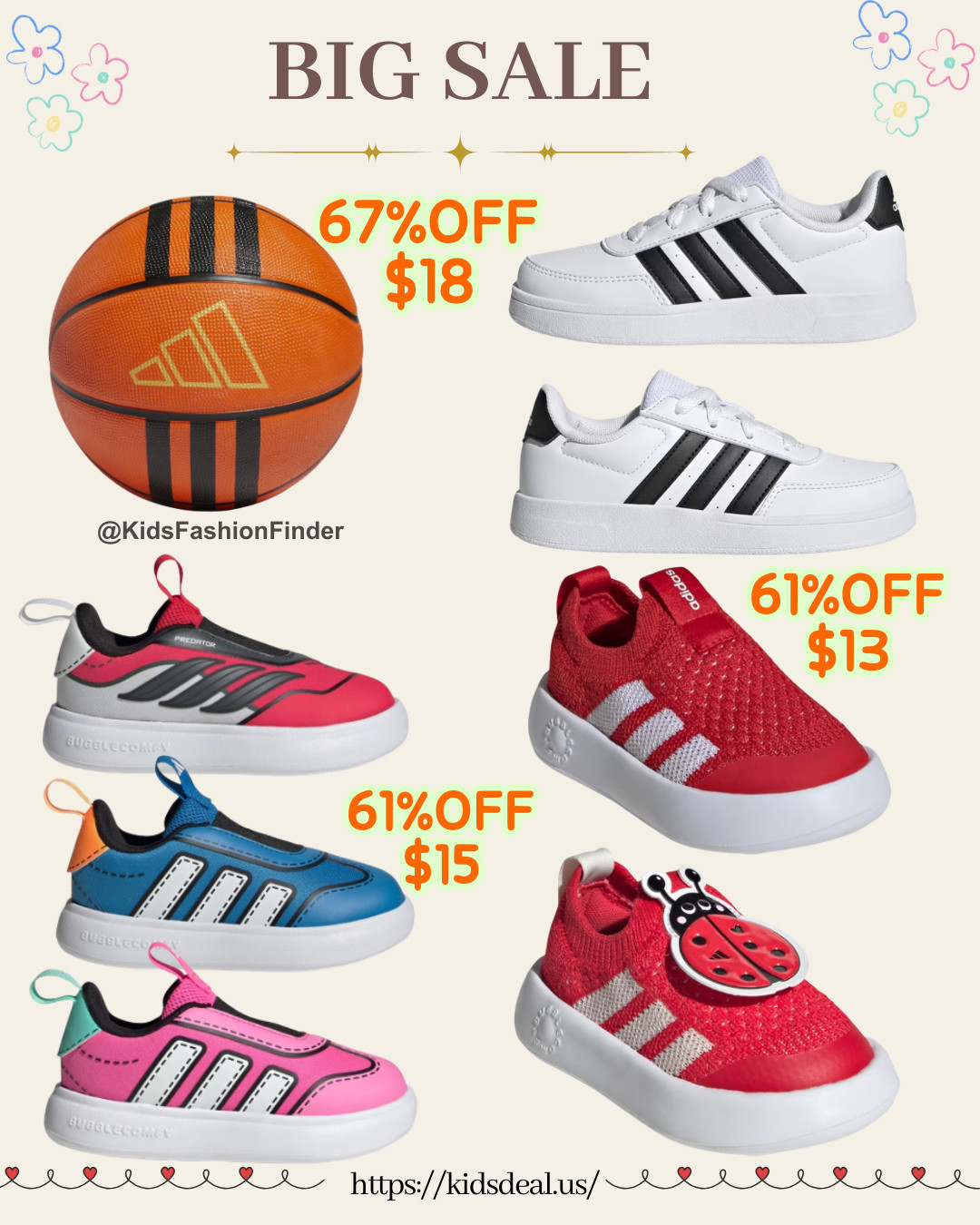 👟🔥 adidas Kids & Toddler Shoes SALE!

Score up to 67% OFF on adorable adidas sneakers for kids & toddlers 😍
Perfect for school, playground fun & everyday outfits ✨

⏰ Limited-time deal — grab your favorite styles before sizes sell out!

#adidasKids #ToddlerShoes #KidsSneakers #SneakerSale #BackToSchool #MomFinds #KidsFashion #DealAlert #adidas 👟💛

#LTKSaleAlert #LTKBaby #LTKKids