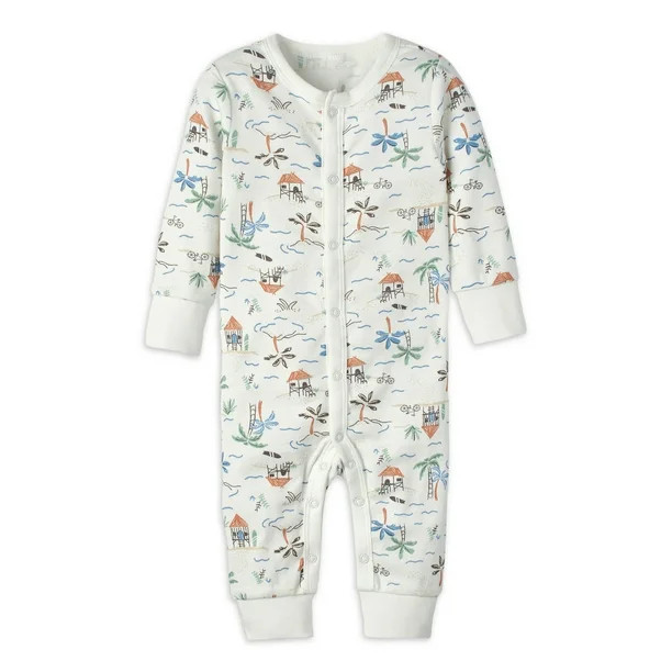 Modern Moments by Gerber Baby Boy or Girl Unisex Long Sleeve Coverall (Newborn - 12 Months) | Walmart (US)