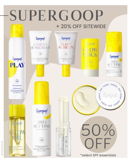 Shop Supergoop Friends & Family Sale! 50% OFF STEALS + 20% OFF SITEWIDE! 