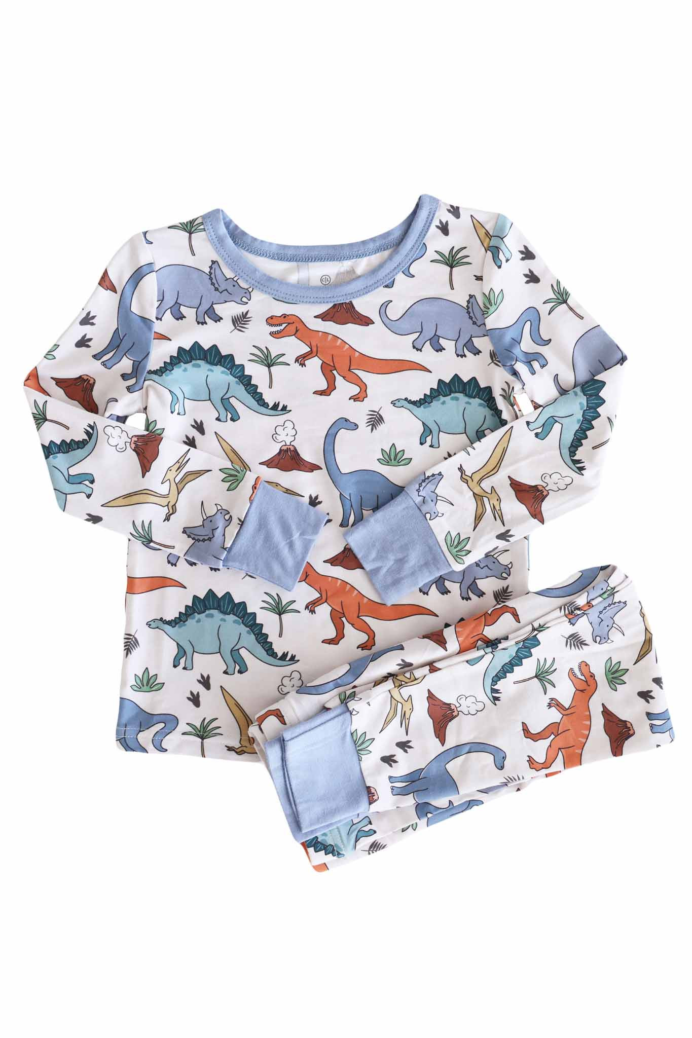 Dino Dude Two Piece Pajama Set | Caden Lane