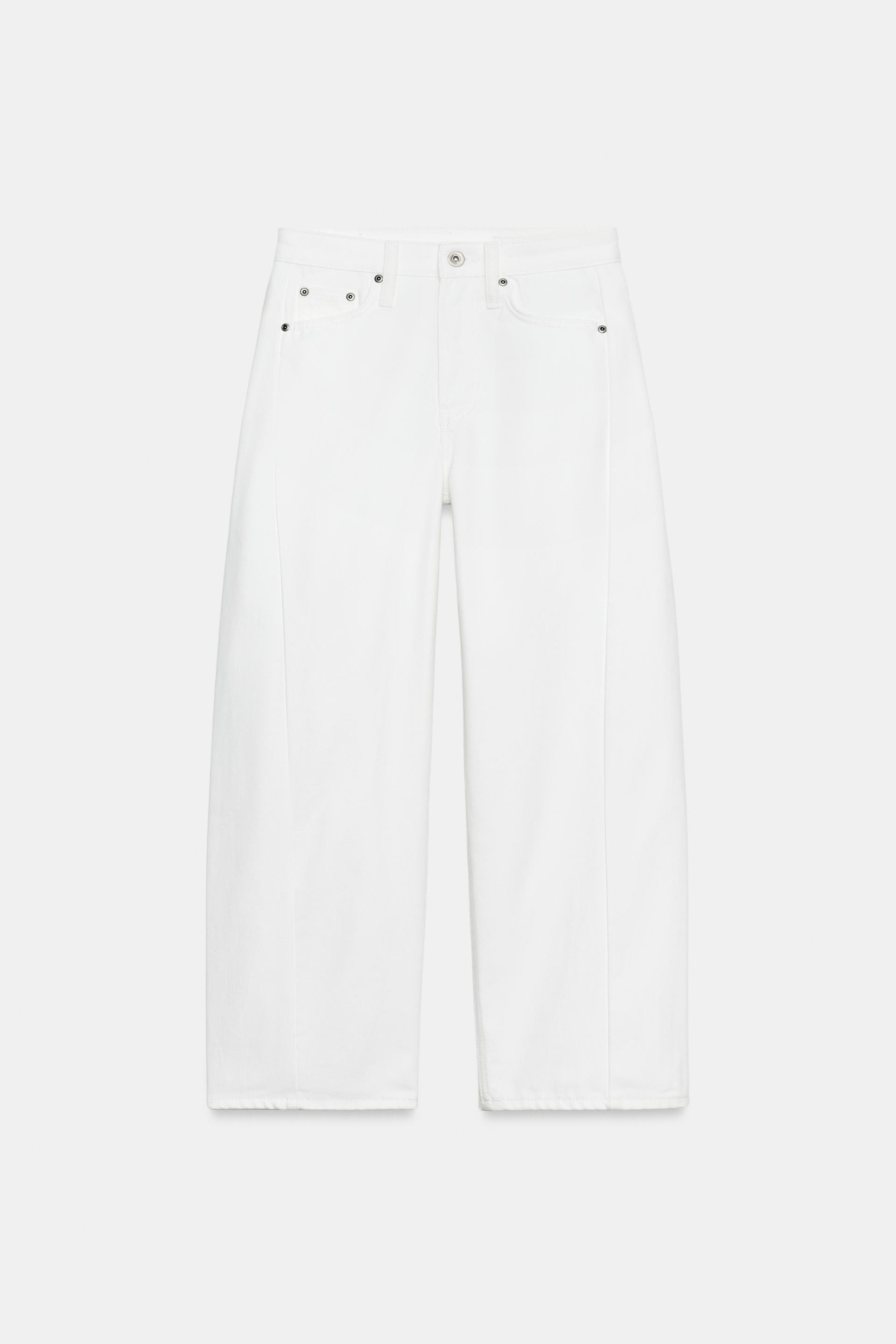 ZW COLLECTION MID-RISE RELAXED ANKLE JEANS | Zara UK