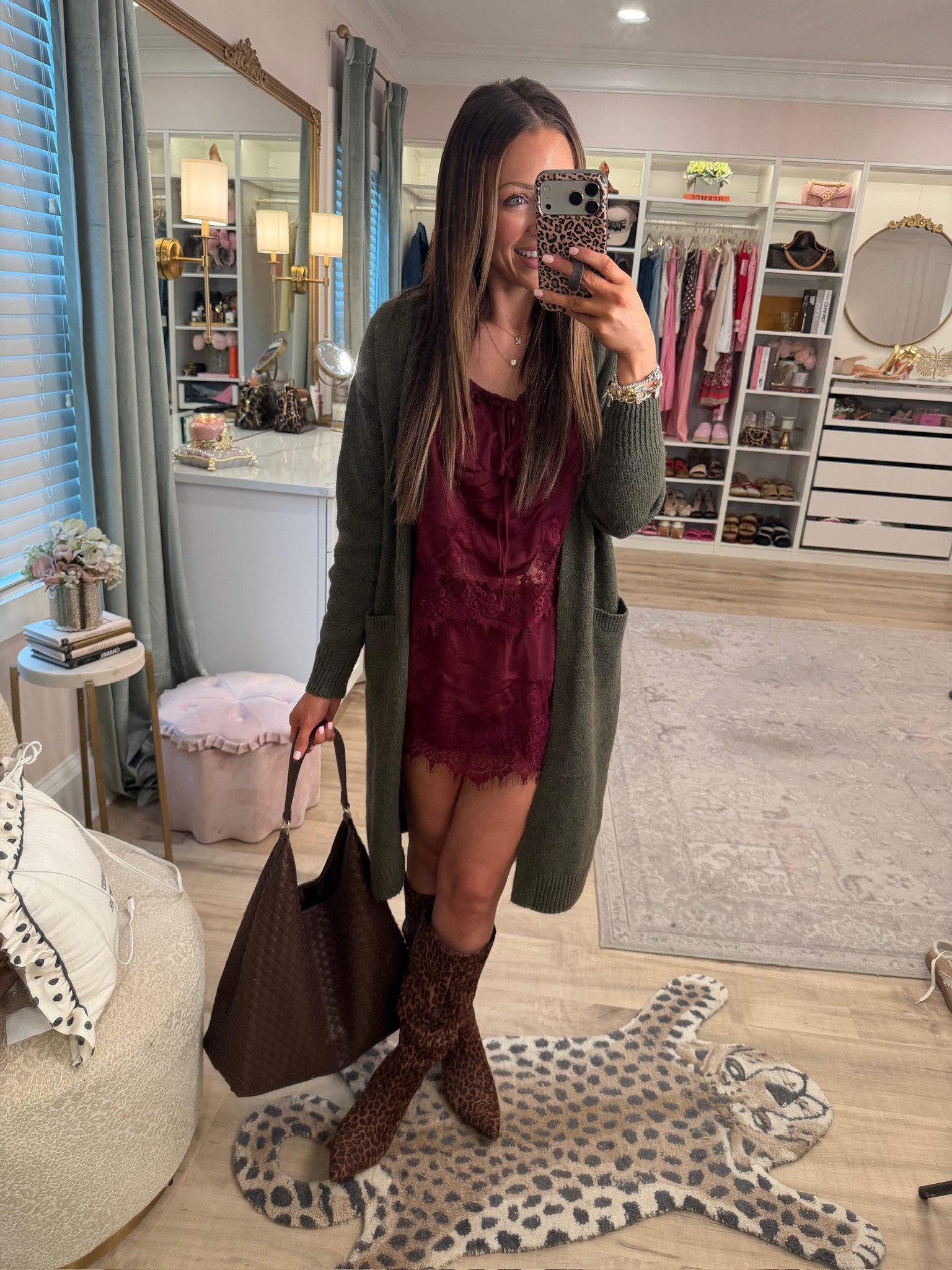 This satin burgundy top and skort set is adorable! Wear it on it's own or pair with a duster sweater! 

 #LTKootd