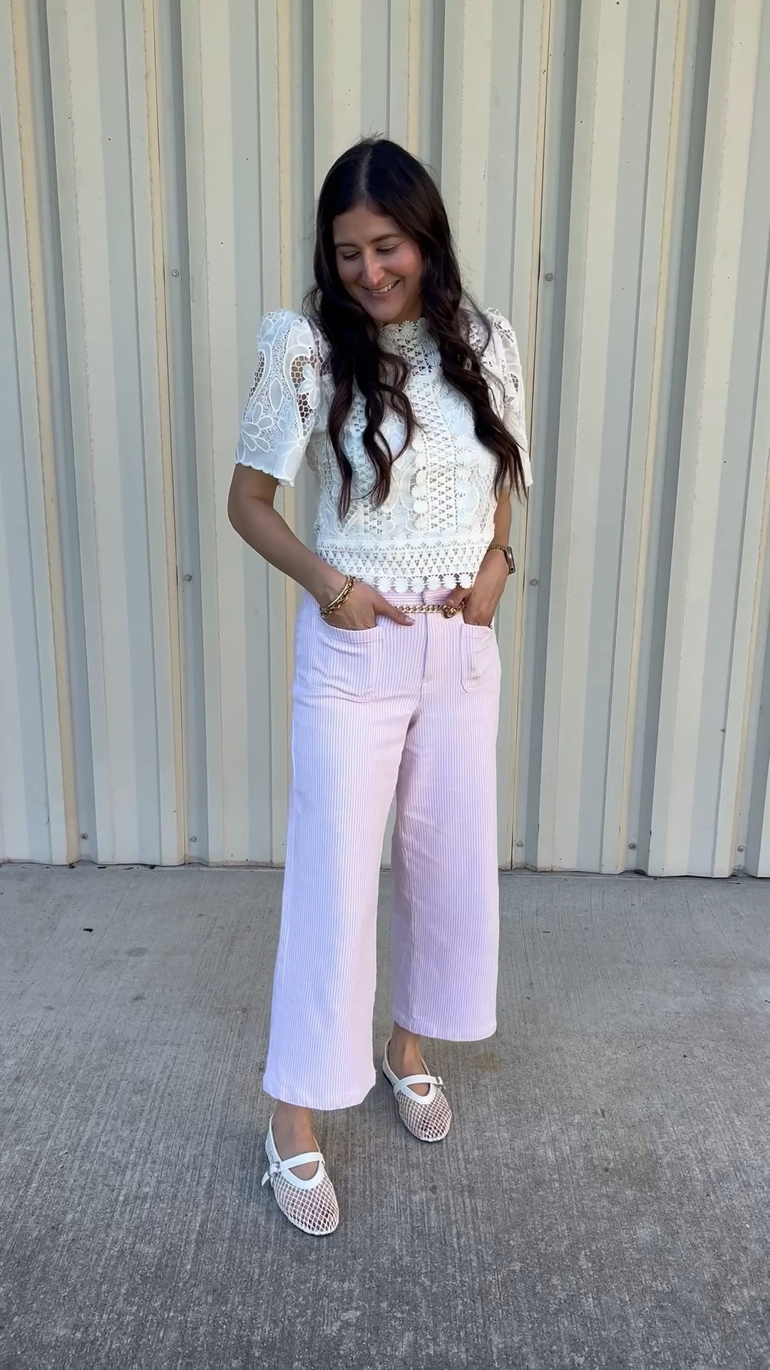 Cute spring outfit! Casual but elevated. I love these pants!!

#LTKspring #LTKSeasonal #LTKootd