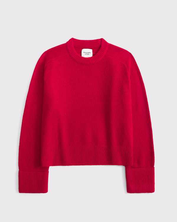 The A&F Madeline Crew Sweater | Abercrombie & Fitch (US)