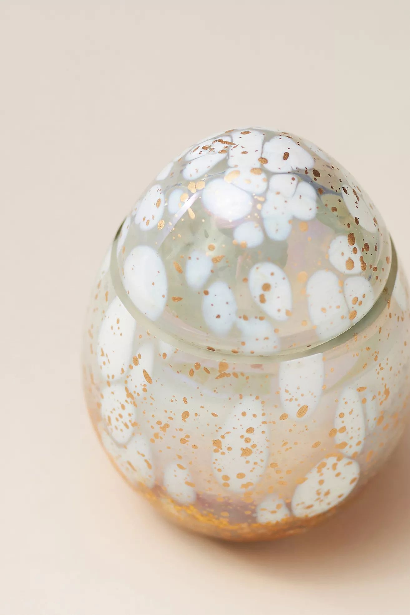 Cheena Egg Fruity Peach Chamomile Glass Candle | Anthropologie (US)
