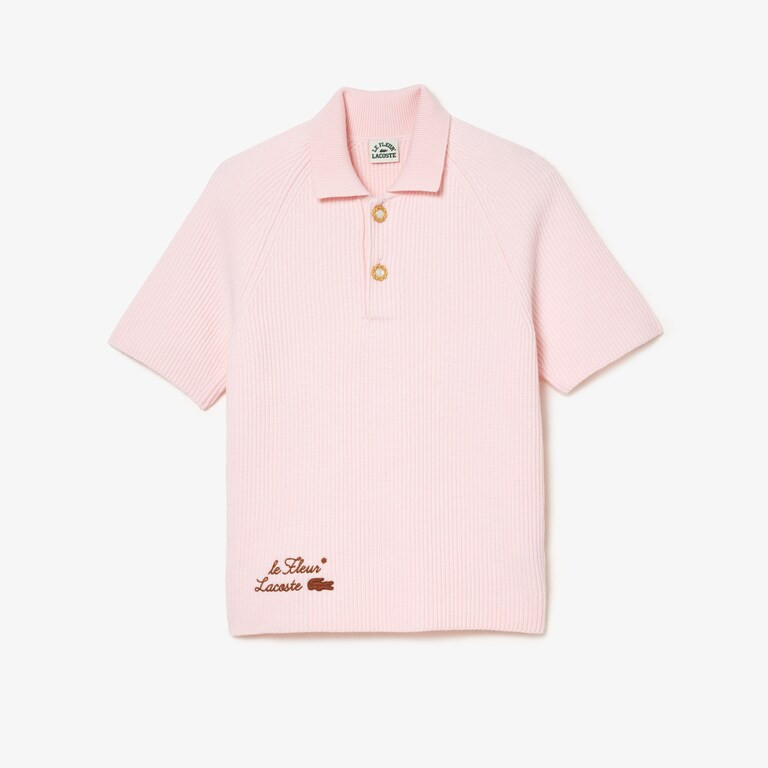 Pull col polo Lacoste x le FLEUR | Lacoste FR