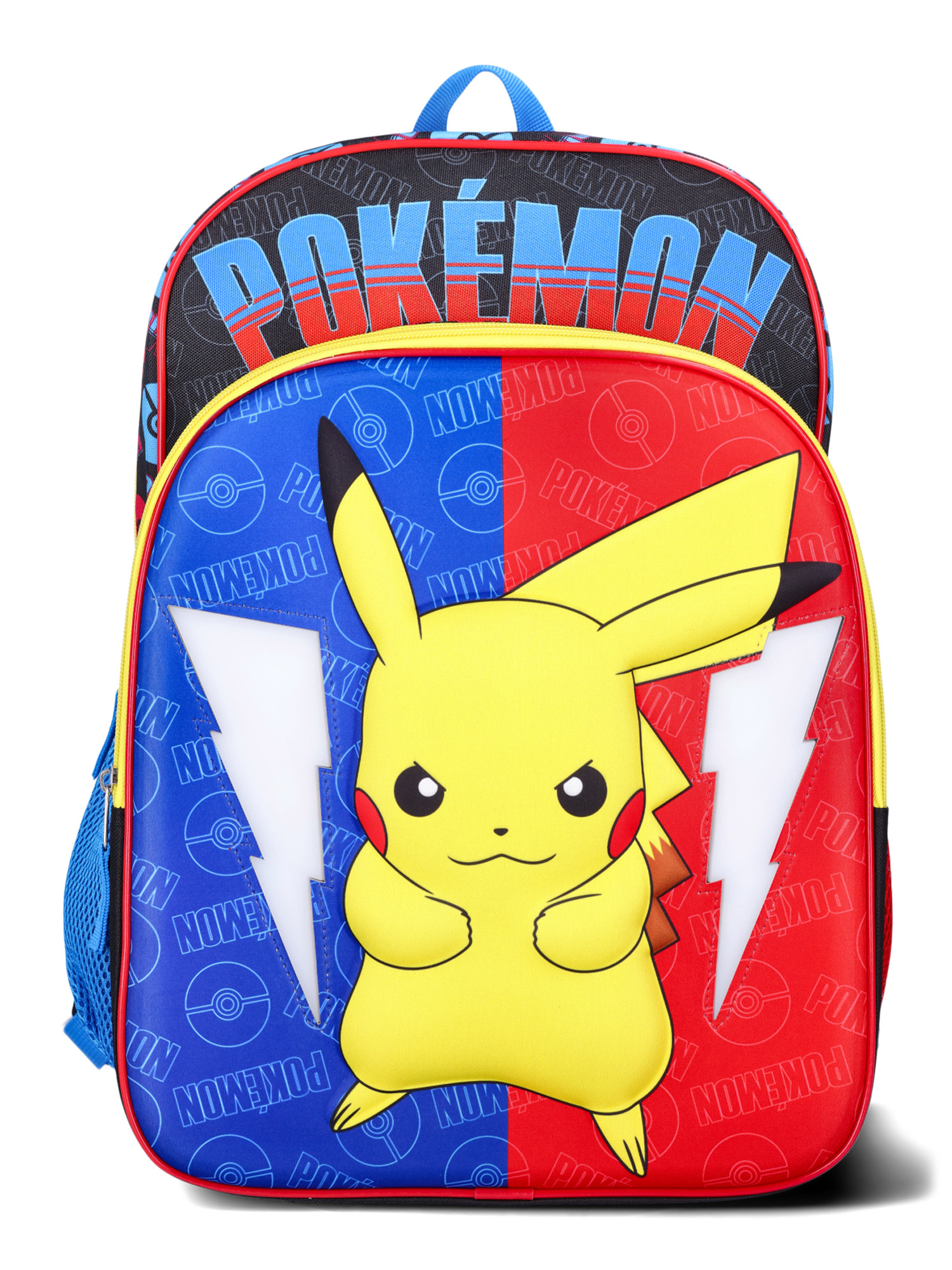 Pokemon Pikachu Boys 17" Light Up Backpack Multi-Color | Walmart (US)