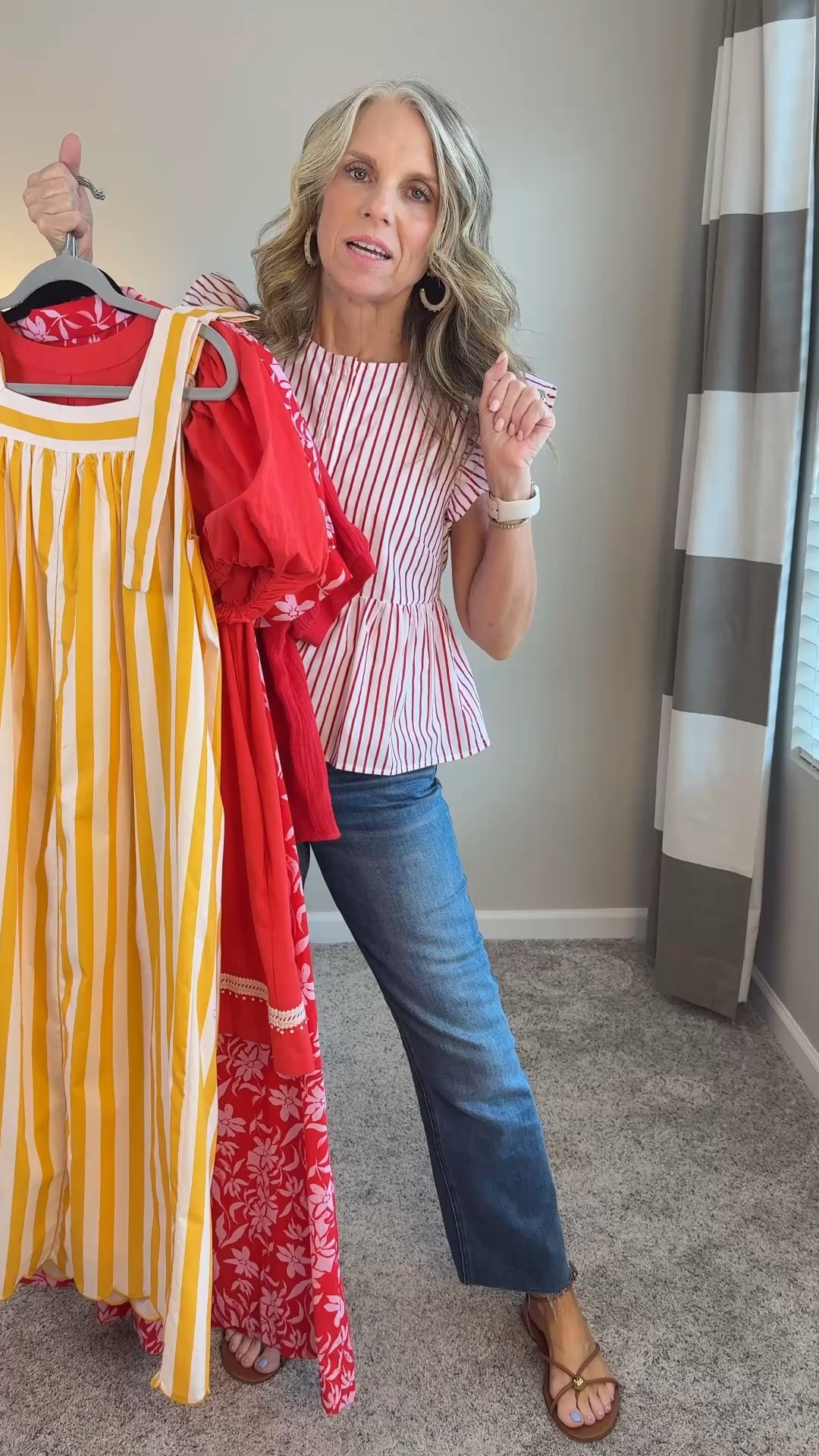 New arrivals from @Avara 
Use code COAST15 
I’m wearing XS dresses and striped top. Small in red too, 2 in jeans and 28 in white jeans

#LTKootd #LTKgrwm #LTKOver40