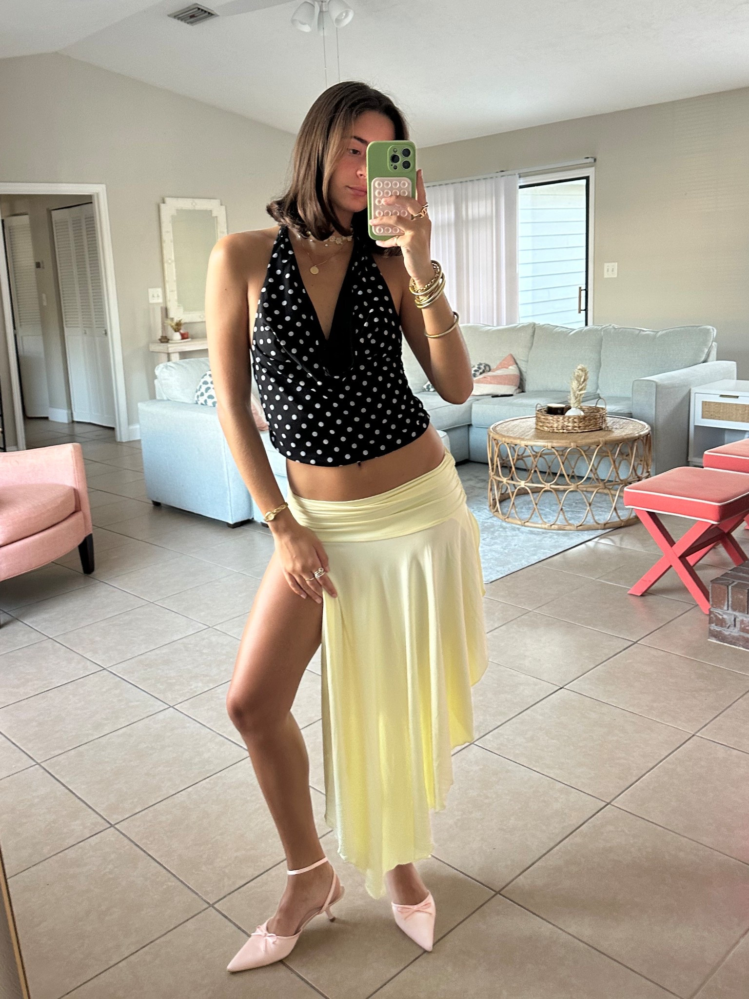 Top is a size US 6. Skirt is a US 2  

#LTKSeasonal #LTKSpringSale