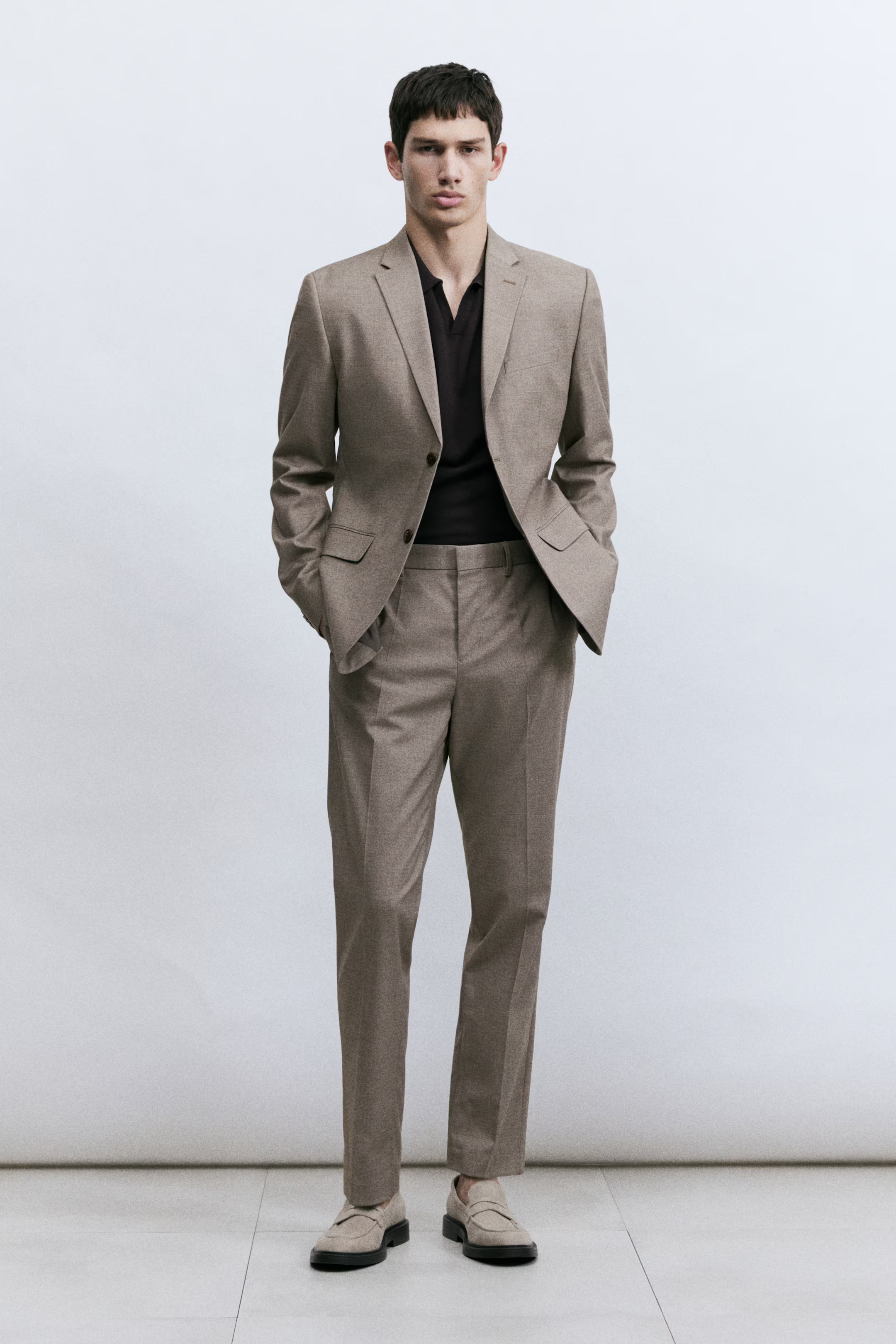 Slim Fit Single-Breasted Jacket | H&M (US + CA)