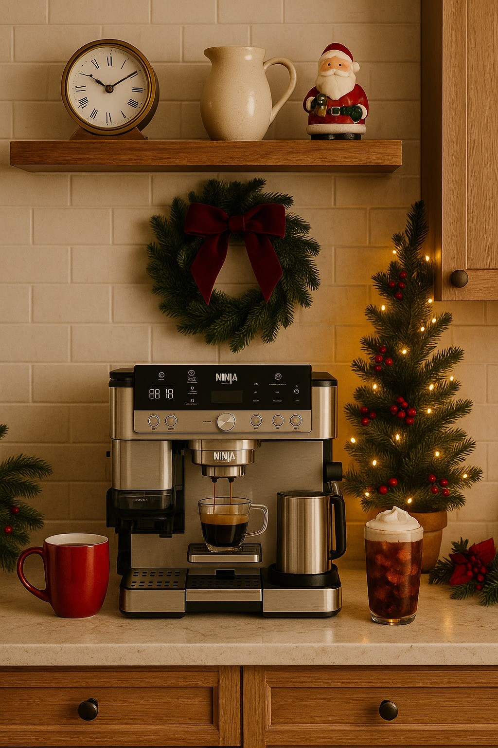 Creating a warm and inviting holiday coffee nook with timeless decor and this everyday Ninja espresso maker. On sale for Black Friday, cyber Monday.

holiday coffee barchristmas coffee nook ninja espresso makerninja coffee stationneutral christmas decorburgundy christmas decorpottery barn holiday kitchenstudio mcgee christmas kitchencozy holiday kitchencoffee bar stylingchristmas kitchen decorholiday home decorespresso machine setupcoffee nook ideaskitchen coffee cornerwinter kitchen decorfestive coffee stationhome barista setupninja dual brew proholiday countertop styling

#LTKCyberWeek #LTKGiftGuide #LTKHoliday