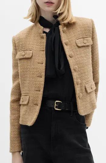 MANGO Tweed Blazer | Nordstrom | Nordstrom