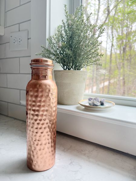 Copper water bottle- gut health 

#LTKGiftGuide #LTKunder50 #LTKfit