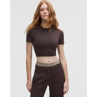 Wundermost Ultra-Soft Nulu Crewneck Cropped T-Shirt | Lululemon (US)