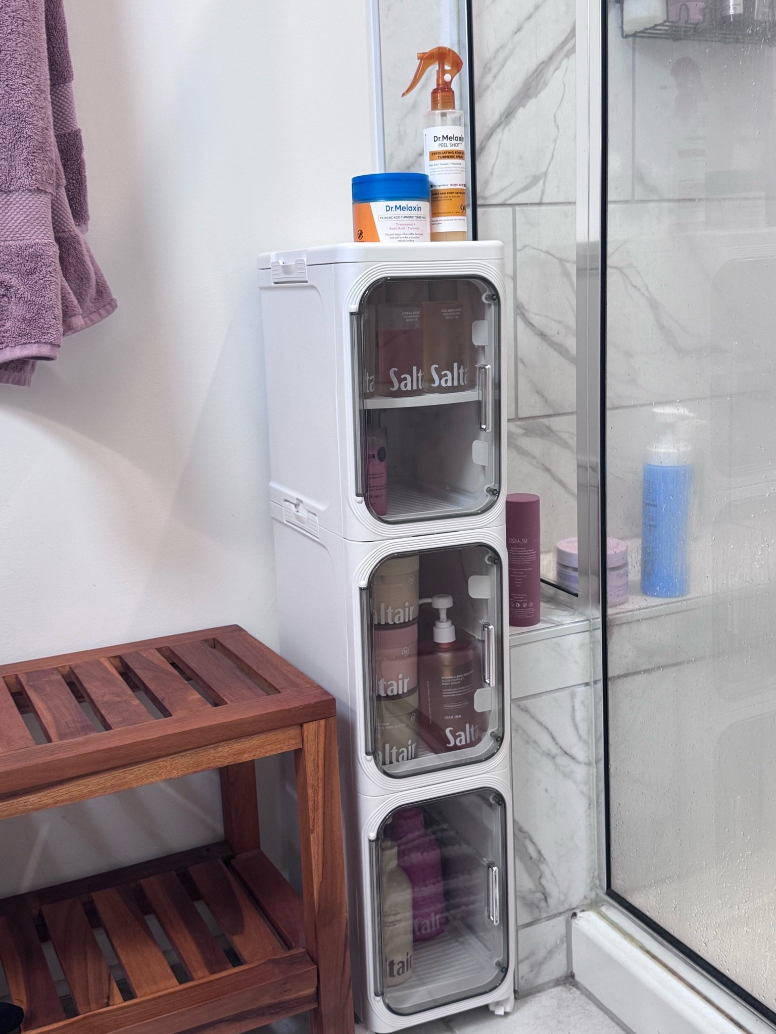 Love this narrow shelf storage for more space for all my shower necessities

#LTKHome #LTKselfcare #LTKBeauty