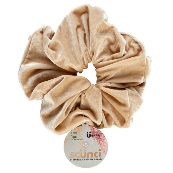 scunci Jumbo Scunchie - Taupe - 1pc | Target