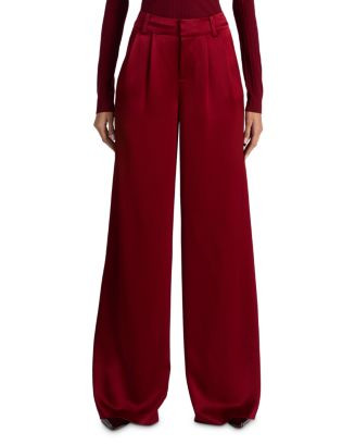 Alice and Olivia Kennedy Pleated Wide Leg Pants | Bloomingdale's Women | Bloomingdale's (AU)