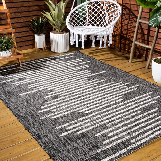 Zolak Berber Stripe Geometric Indoor/Outdoor Runner Rug - JONATHAN Y | Target