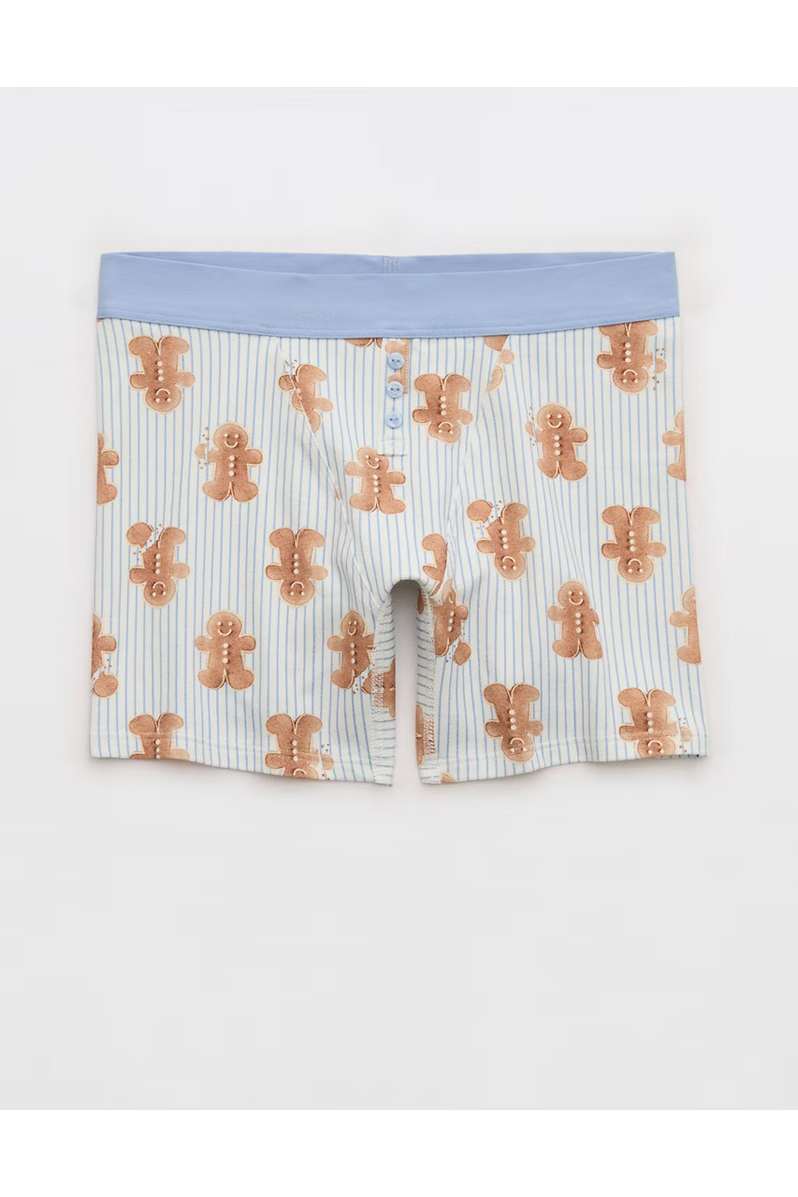 Superchill Cotton High Waisted Boxer Underwear Women's Monaco Blue S | American Eagle Outfitters (US & CA)