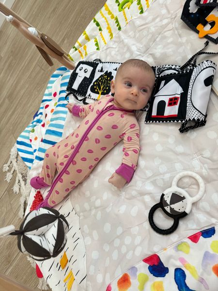 In my jammers baby pjs code Melissa10 - Brooklyn is wearing newborn size. The play mat is the best!! Linking both 

#LTKfamily #LTKbaby #LTKfindsunder100