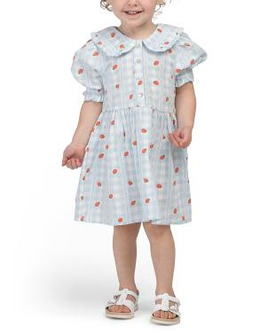 Kids Americana Strawberry Gingham Dress | TJ Maxx