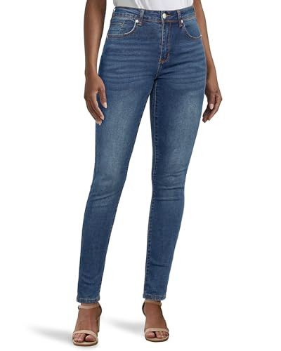 LookbookStore Denim Outfit for Women Slim Fit Jeans Dark Blue Jeans Women Skinny Jeggings for High Waist Stretchy Women's Work Pants Skinny Work Pants Size Large Size 12 14 | Amazon (US)