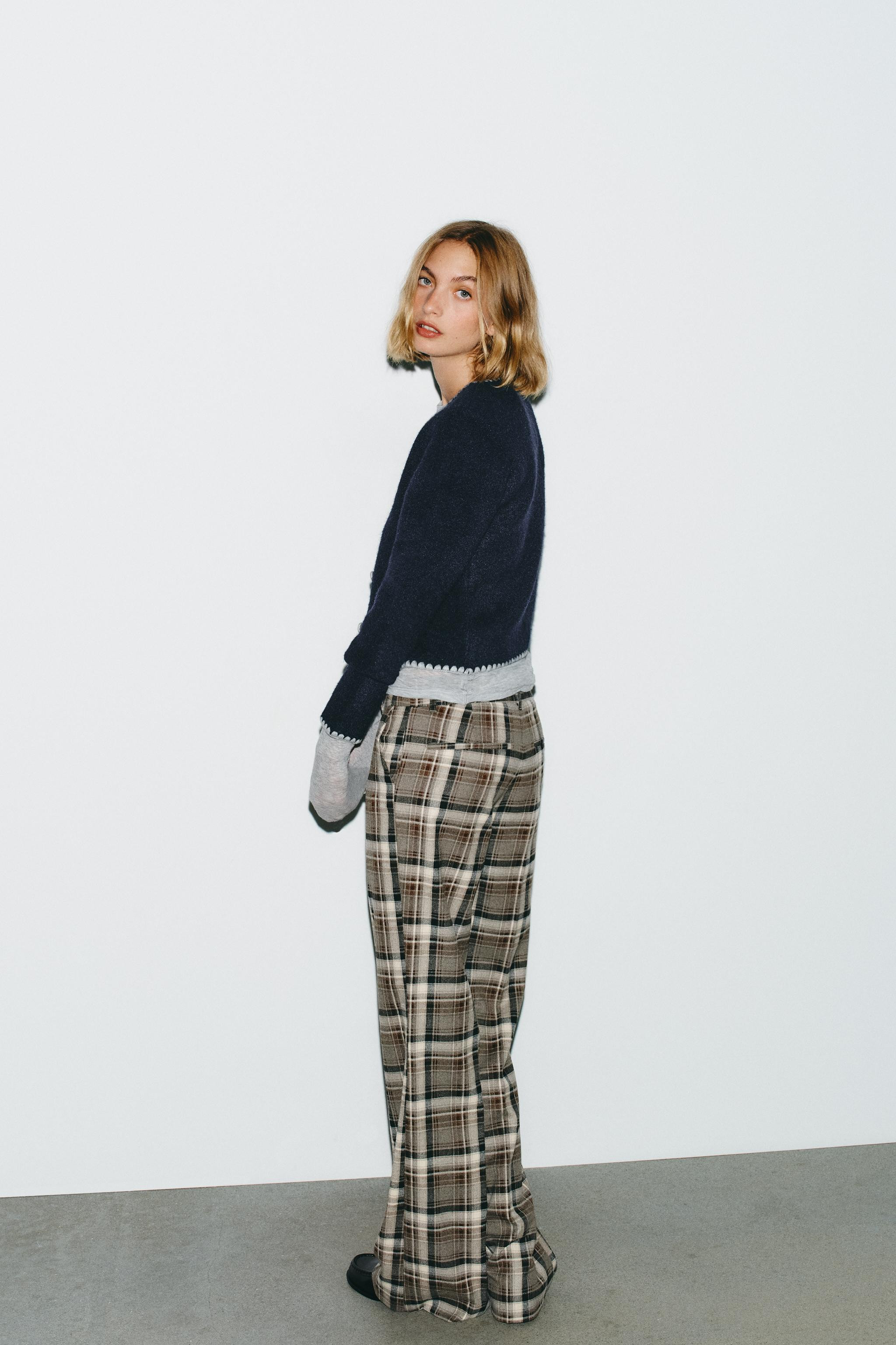 STRICKJACKE MIT KONTRASTIERENDEN STICKEREIEN | Zara DE