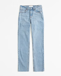 Mid Rise 90s Straight Jean | Abercrombie & Fitch (US)