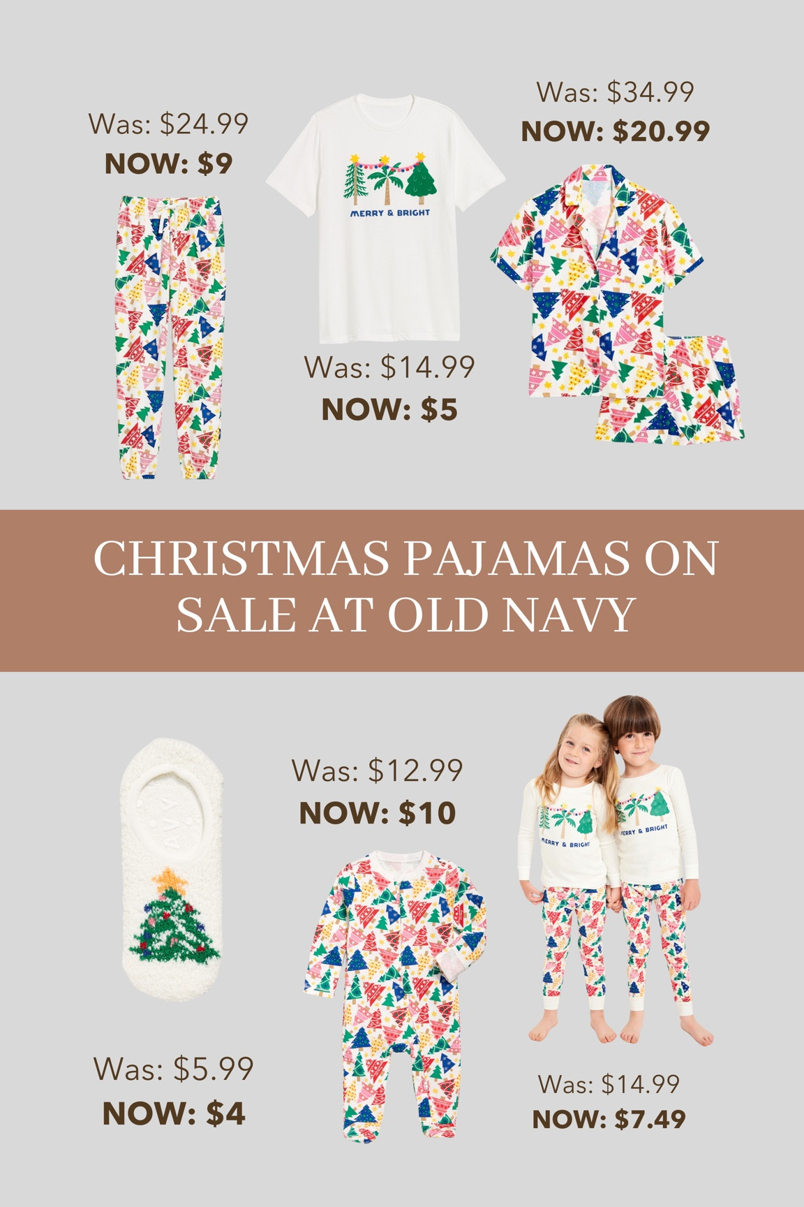 Christmas pajamas on sale today at Old Navy - up to 67% off! Christmas pajamas on sale today at Old Navy - up to 67% off! #Christmas #ChristmasGifts #FamilyPajamas #LTKGiftGuide

#LTKGiftGuide #LTKFamily #LTKHoliday