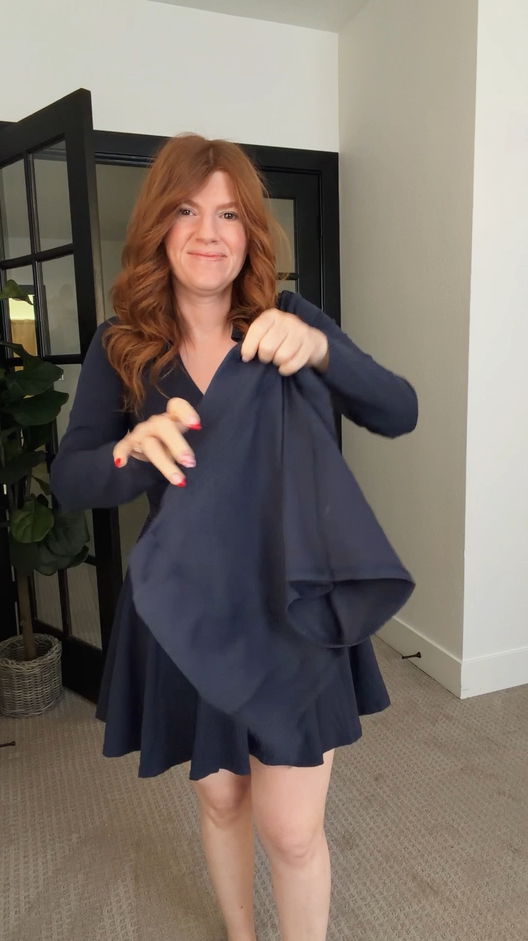 Dress with shorts! Sized up to a large. 

#LTKootd #LTKmomlife #LTKgrwm