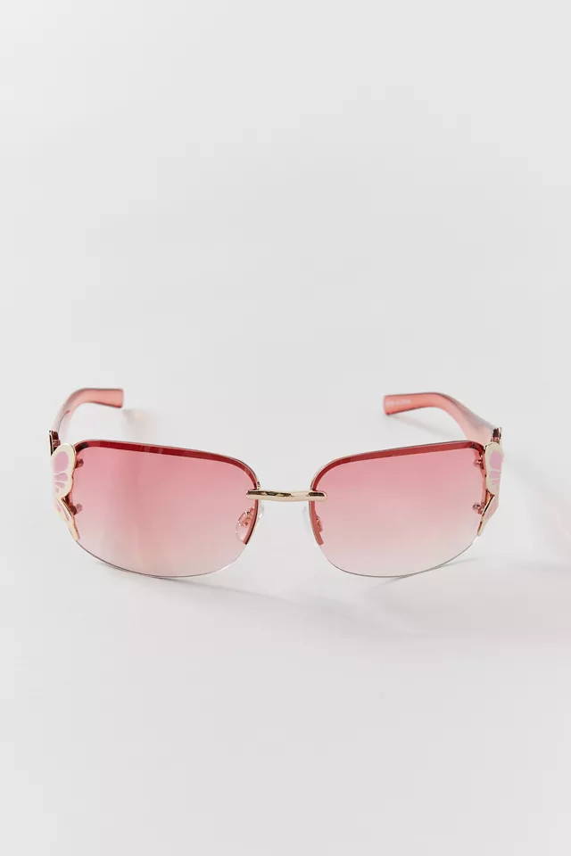 Mimi Butterfly Shield Sunglasses | Urban Outfitters (US and RoW)