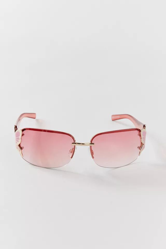 Mimi Butterfly Shield Sunglasses | Urban Outfitters (US and RoW)