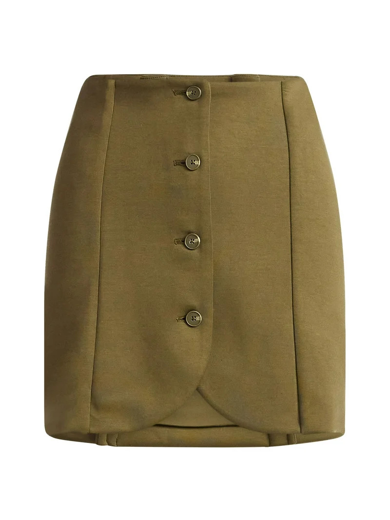 Scoop Women’s Scubaknit Tulip Hem Mini Skirt, Sizes XS-XXL - Walmart.com | Walmart (US)