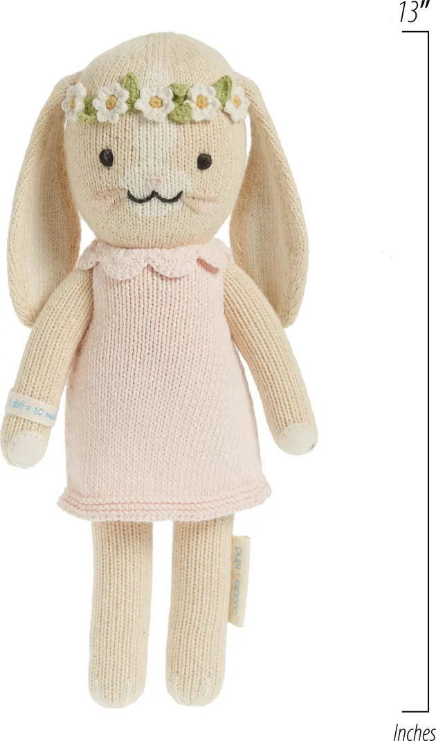 cuddle + kind Mini Blush Hannah the Bunny Stuffed Animal | Nordstrom