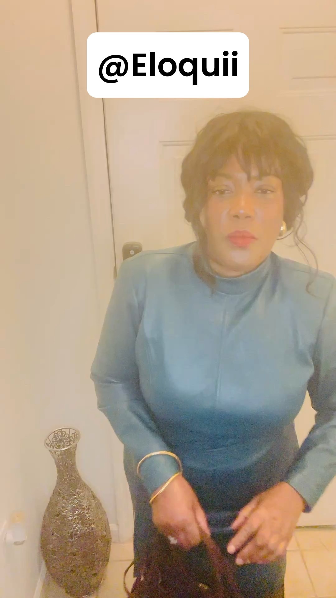 When you want to look fierce but also stay perfectly warm! 🔥 Swapping out my usual look for this stunning greenish-blue vegan leather dress (hello, @eloquii!)—it's the pop of color I needed for December. The secret to surviving the chill? Super cozy insulated tights and my go-to brown leather Aerosoles boots! This brown suede satchel holds all the necessities. Winter styling made easy.
#WinterOOTD #EloquiiDress #AerosolesBoots #ColdWeatherStyle #ComfortMeetsStyle #VeganFashion #PlusSizeStyle #GreenAndBrown #SatchelBag #CozyVibes#LTKHoliday 

#LTKootd #LTKOver40