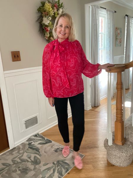 Loving this Scoop women’s smocked Thai neck blouse from @walmart.  I paired it with my Scoop Women’s Crinkle satin mules. I see they’re all out of stock of  every color I hope that means you guys got them for $15! Let me know if you did.
.
Everything is linked.


#LTKSeasonal #LTKshoecrush #LTKsalealert
